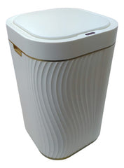 Cesto De Basura Inteligente Con Sensor Vivendi De 15lts Blanco