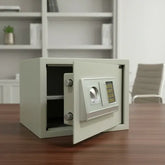 Caja Fuerte De Seguridad Digital 38x30x30cm Beige Vivendi Beige