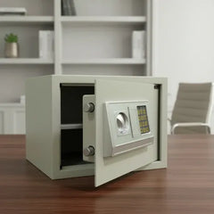 Caja Fuerte De Seguridad Digital 38x30x30cm Beige Vivendi Beige