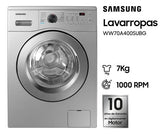 Lavarropas Automático Samsung Inverter Hasta 7kg Color Plata