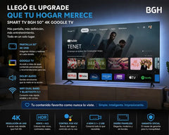 Smart Tv Bgh 50 4k Google Tv Hdr Dolby Ips Wifi B5026ug6g