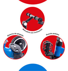 Triciclo Con Manija 2 En 1 Camicleta Bebesit Sl-2023-c Azul