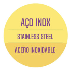 Sartén De Acero Inoxidable Tramontina Allegra De 20 Cm Acero