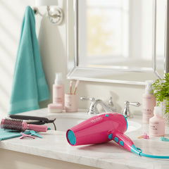 Secador De Pelo Ga.ma Diamond Bloom Pink Cool Shot 2300w Rosa