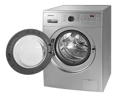 Lavarropas De Carga Frontal Samsung Ww70a4000s Silver Cts Plata