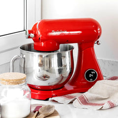 Batidora Planetaria De Pie Pastalinda Cucina 10 Vel 8l 1200w Rojo 50