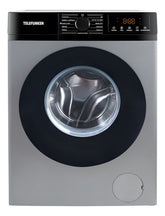 Lavarropa Inverter Silver Telefunken Tfk-wmcfsl 11 Programas Color Gris