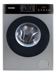 Lavarropa Inverter Silver Telefunken Tfk-wmcfsl 11 Programas Color Gris