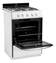 Cocina A Gas Escorial Master Style 4 Hornallas Blanca Encendido Eléctrico Blanco