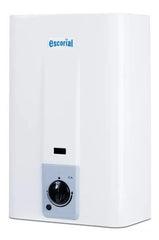 Calefón A Gas Natural Escorial Blanco 14l Sin Llama Piloto Blanco Gn