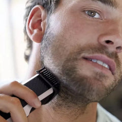 Cortabarba Beardtrimmer Philips Bt3206/14 Tio Musa Blanco/negro