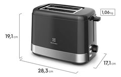 Tostadora Electrolux Ets10 8 Niveles Tostado Acero Inox
