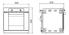 Horno A Gas Longvie H1900xf Acero Inoxidable