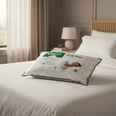 Almohada Cannon Dual Plus 70x50cm Núcleo Extraíble Blanco Blanco