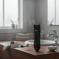 Corta Barba Ga.ma Gt Eggo Display Led Carga Usb - Negro