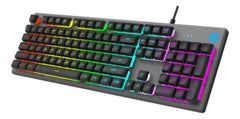 Teclado Gammer Hp K500y Gaming Keyboard Usb Backlight Led Negro Inglés Internacional
