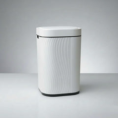 Cesto De Basura Inteligente De 15lts Con Sensor Vivendi Blanco