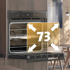 Horno Electrico Ormay 60s4 Digital 73l Color Negro Negro