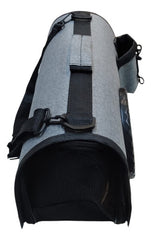 Bolso Para Mascotas Capsula Transportadora Burbuja Plastica - Gris