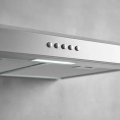 Extractor Purificador De Cocina Florencia Pr60i Acero Inox Plateado
