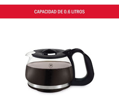 Cafetera De Filtro Moulinex Café City 600ml Color Negro Fg320558