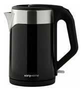 Pava Electrica Kanji Pe15002s Negra Y Acero 1.8l Negro Y Acero Negro/acero