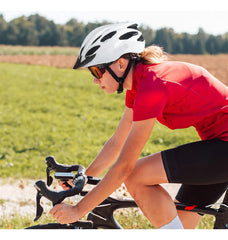 Casco Bicicleta Rollers Visera Ventilacion Regulador Luz Tm Blanco L