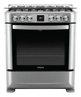 Cocina A Gas Drean Cd7609ei Plateado 76cm Inox Inoxidable
