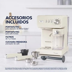 Cafetera Espresso Automatica Oster Primalatte 6604wa 15bares Blanco
