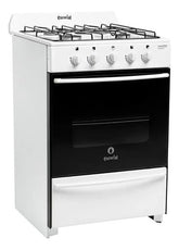 Cocina Escorial Master Classic A Gas Natural 4 Hornallas Blanca Puerta Con Visor Blanco