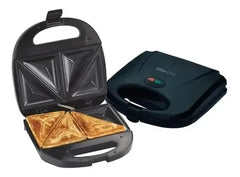 Sandwichera Kanji Kjh-sm700sb Antideslizante 700w Negra Negro