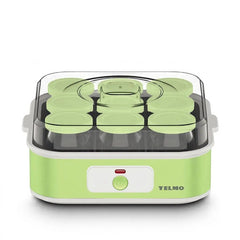 Yogurtera Electrica Yelmo Yg-1709 20w Acero Inoxidable 9 Jarros 180ml 1.62l 20w Verde