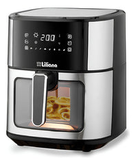 Freidora De Aire Liliana Digifry Af965 Sin Aceite 6,5l 1700w Negro