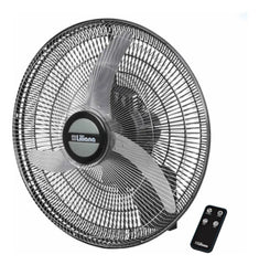 Ventilador De Pared Liliana Vwc2016 90w Con Control Remoto 50.8 Cm Negro Plateado Metal 3