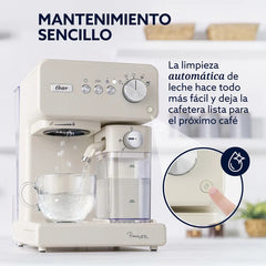 Cafetera Espresso Automatica Oster Primalatte 6604wa 15bares Blanco