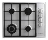 Anafe Con Alimentación A Gas - Drean Agdr60eia Color Acero Inoxidable - 4 Hornallas