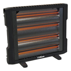 Calefactor Halógeno Liliana Infratec Ci650 Negro Con Protección Por Sobrecarga