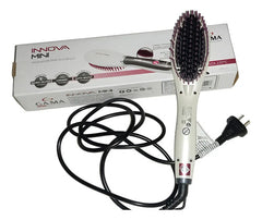 Cepillo Alisador Gama Innova Mini Electrico Peine Anti Frizz Blanco