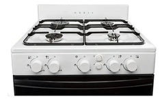 Cocina A Gas Orbis 858bc4 Blanca C/visor Y 4 Hornallas Cts Blanco