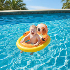 Inflable Asiento Animales Bestway 34058 Flotador Bebe Amarillo