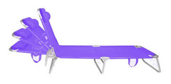 Reposera Cama Plegable Reclinable Aluminio Botafogo Violeta Violeta