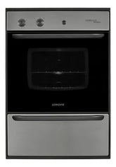 Horno A Gas Longvie H14600xf Con Cajón Parrilla De Empotrar Color Plateado Acero Inoxidable