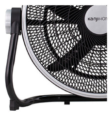 Ventilador Turbo De 20 Pulgadas Kanjihome 5 Aspas Plasticas - 50.8 Cm - Negro - Negro - Plástico - 5