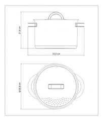 Olla Tramontina Solar Acero 24cm Spagheti Pastas Samihome Color Plateado