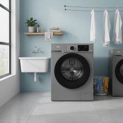 Lavarropas Carga Frontal Bgh Bwfe06s24ar Inverter 6kg Gris