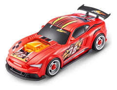 Playset Metal Machine Zuru 7613 Casco Rojo Construye Tu Auto Rojo