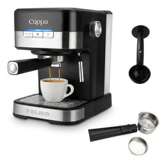 Cafetera Espresso Yelmo Ce-5110 De 1,5 Lts 1100w 19 Bar Negro