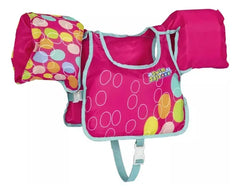 Chaleco Salvavidas Con Bracitos Flotador Niños Bestway 32174 Rosa Chicle