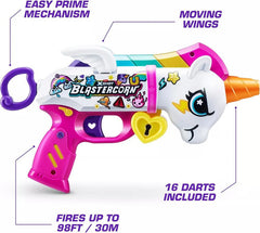 Pistola Lanza Dardos Arma Infantil Unicornio Zuru Xshot Color Blastercorn