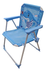 Silla Reposera Niños Sombrilla Plegable Celeste De 1 A 3años Celeste